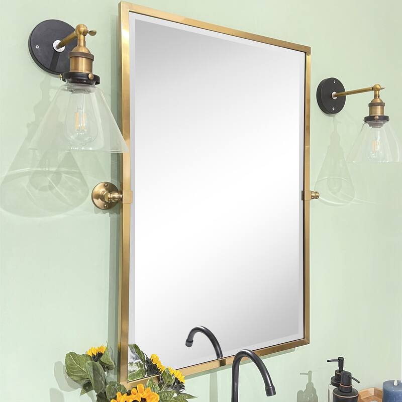 Blakley Rectangle Metal Wall Mirror