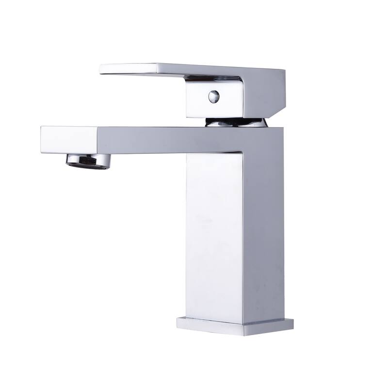 Bathroom Single Hole Basin Tap Lever Sink Chrome Vessel Faucet