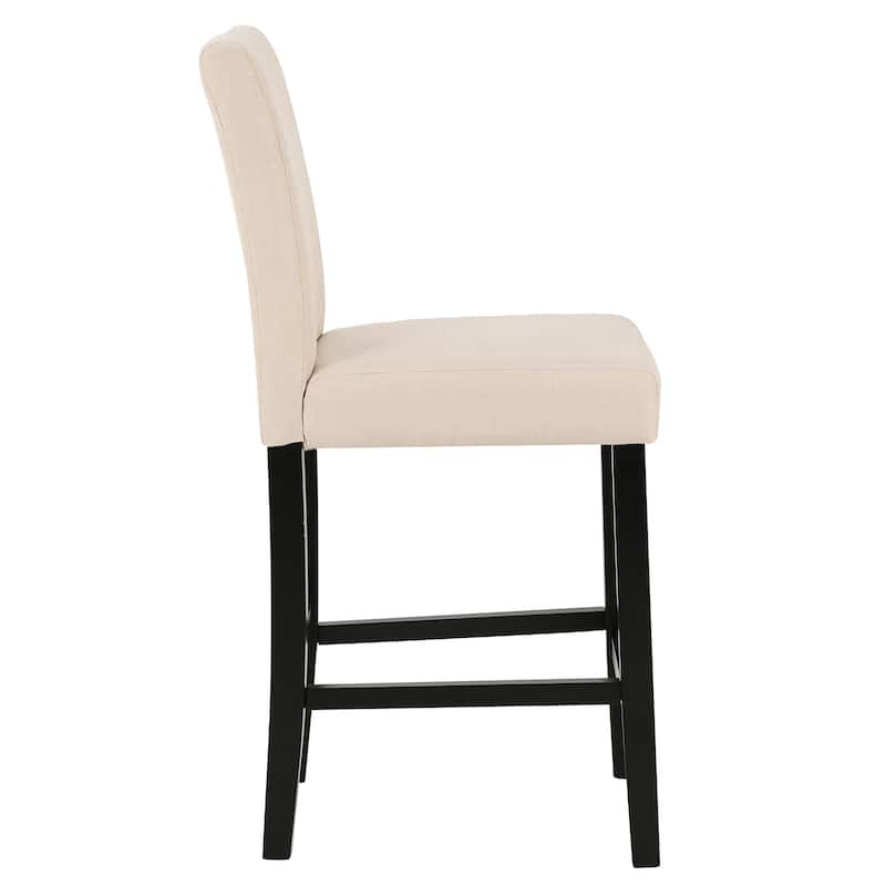 24 Inches Counter Height Bar Stools with Back Set of 2