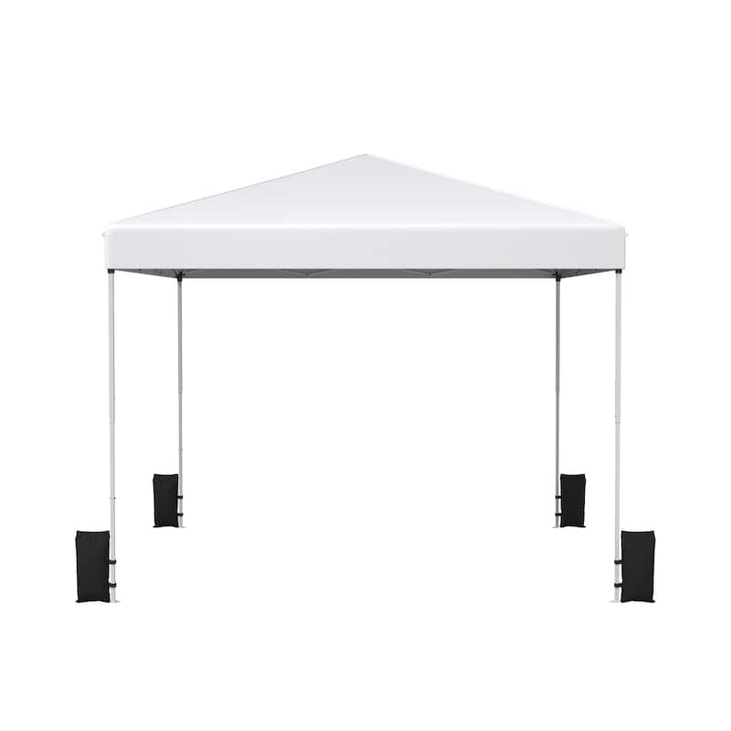 Pop Up Canopy Tent – Outdoor Shade Gazebo with Storage Bag & Sandbags,Easy Setup Canopy for Patio, Camping, Beach
