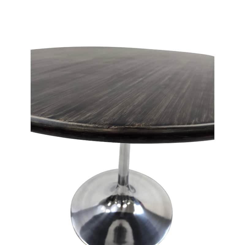 Carolina Living Alden Wood Top 40" Round Dining Table