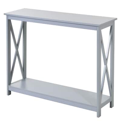 HOMCOM 2-Tier Console Table