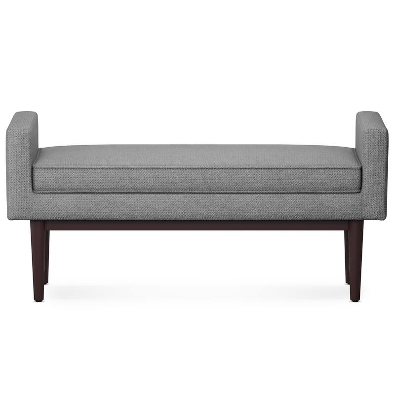 WYNDENHALL Highbridge 46 inch Wide Contemporary Rectangle Ottoman Bench