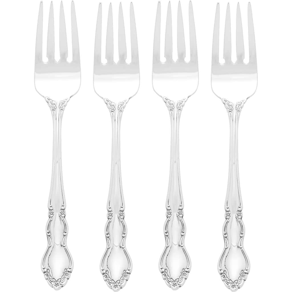 Oneida Dover Fine Flatware Salad Forks, Set Of 4