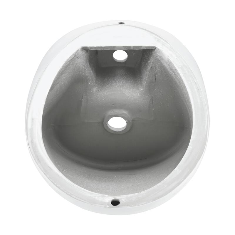 Lucerne 18" Wall-Mount Bathroom Sink - 17.7" x 17.7" 32.7"