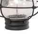 preview thumbnail 8 of 8, VAXCEL Chatham 13.5 in. H 1-Light Black Coastal Outdoor Wall Sconce, Steel, Clear Seeded Glass Shade, LED Compatible