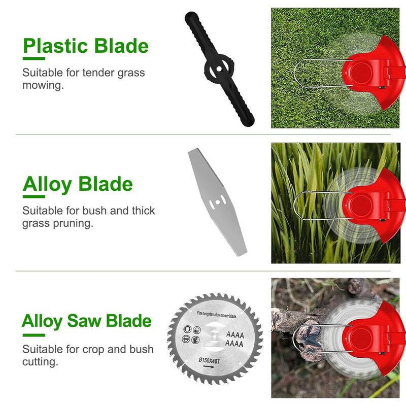 Electric Cordless Grass Trimmer Rechargeable