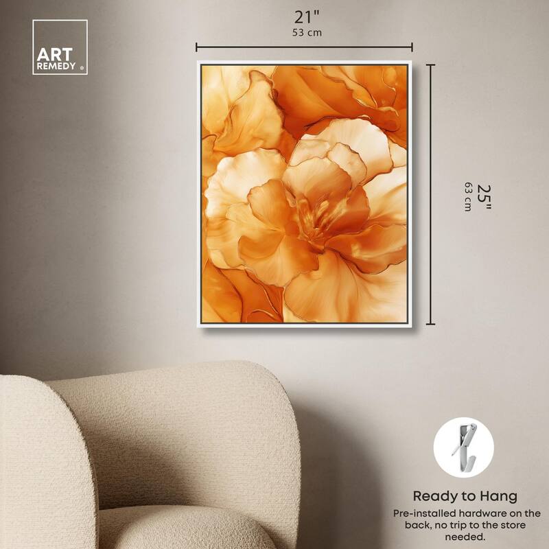 Sunlit Bloom I Canvas by Art Remedy