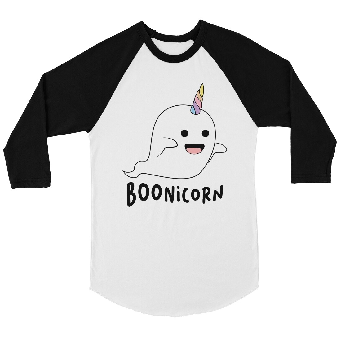 Shop Boonicorn Cute Halloween Costume Ghost Unicorn Mens Baseball