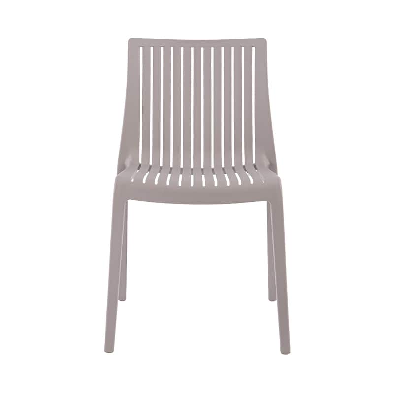 Lagoon Milos Resin Stackable All Weather Side Chair Set of 2