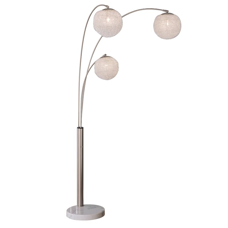 3 Arm Arch Chrome Floor Lamp