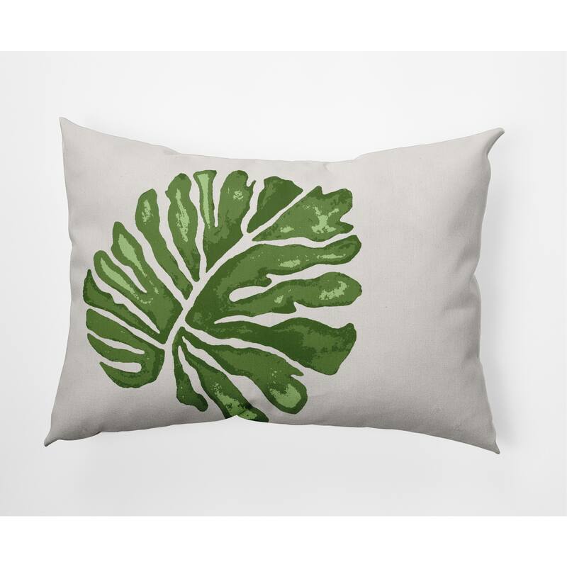 Big Leaf Decorative Throw Pillow - 14" x 20"
