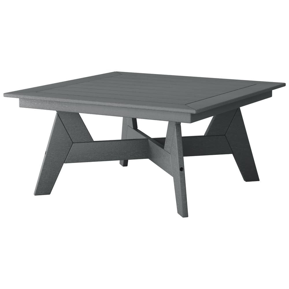 Birchwood All Weather HDPE Outdoor Patio 37 Inch Square Conversation Table