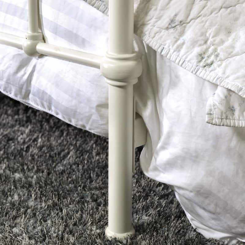 Norielle Rustic Metal Spindle Panel Bed by Furniture of America