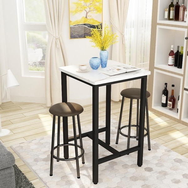 3 piece pub discount table and chairs