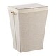 preview thumbnail 1 of 7, The Container Store Cambridge Tapered Hamper Brown