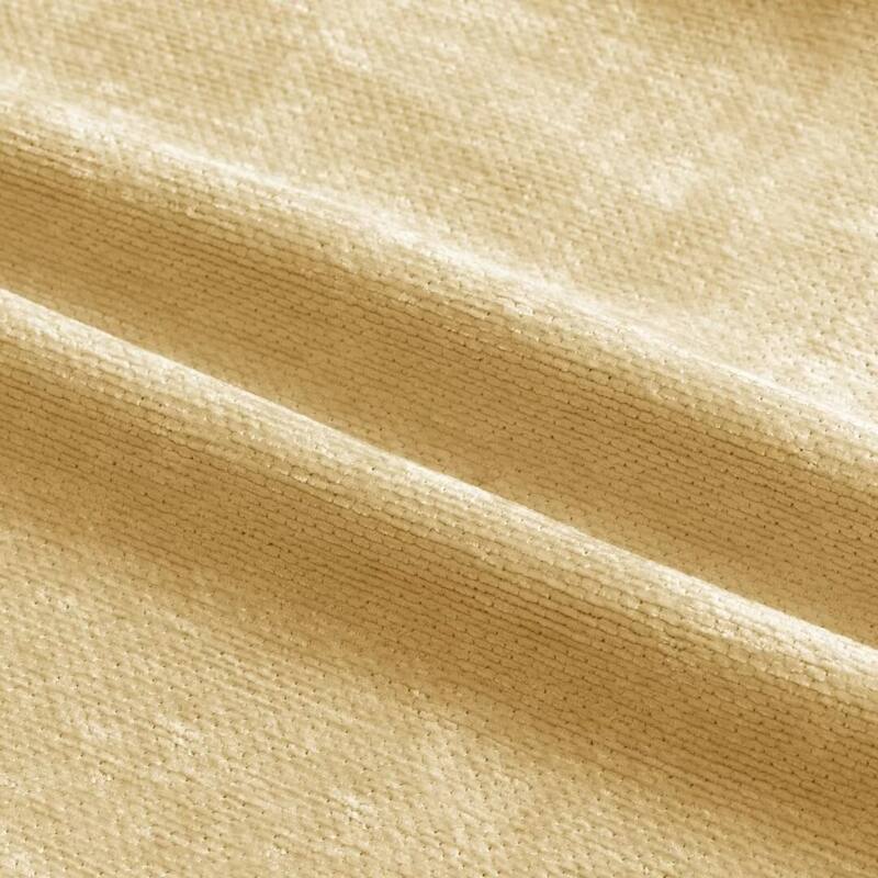 Chenille Solid Room Darkening Back Tab Single Curtain Panel