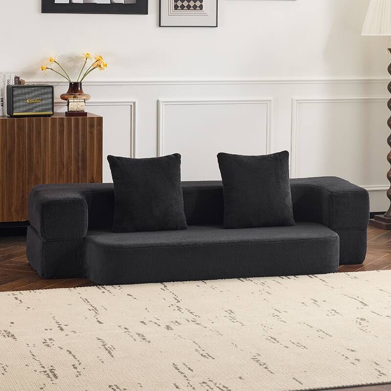 Luxury Sleeper Sofa Bed with Soft Cushion - Ultimate Comfort for Your Home