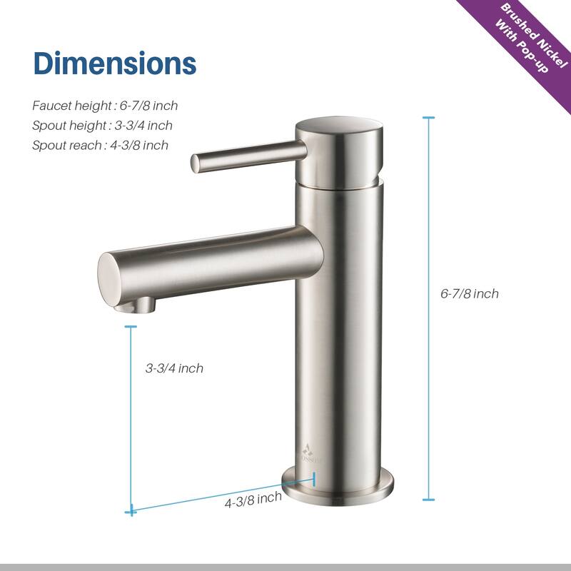 Solid Brass Leed Free Single Handle Bathroom Faucet
