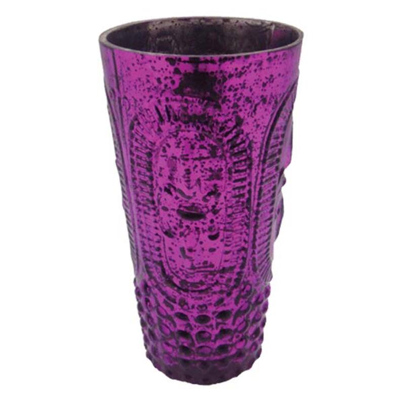 Glass Votive Xl F-D-L A. Dk Pink-A