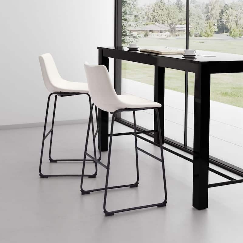 Smart Bar Chair (Set of 2) - 19.7" W x 21.3" D x 39.4" H
