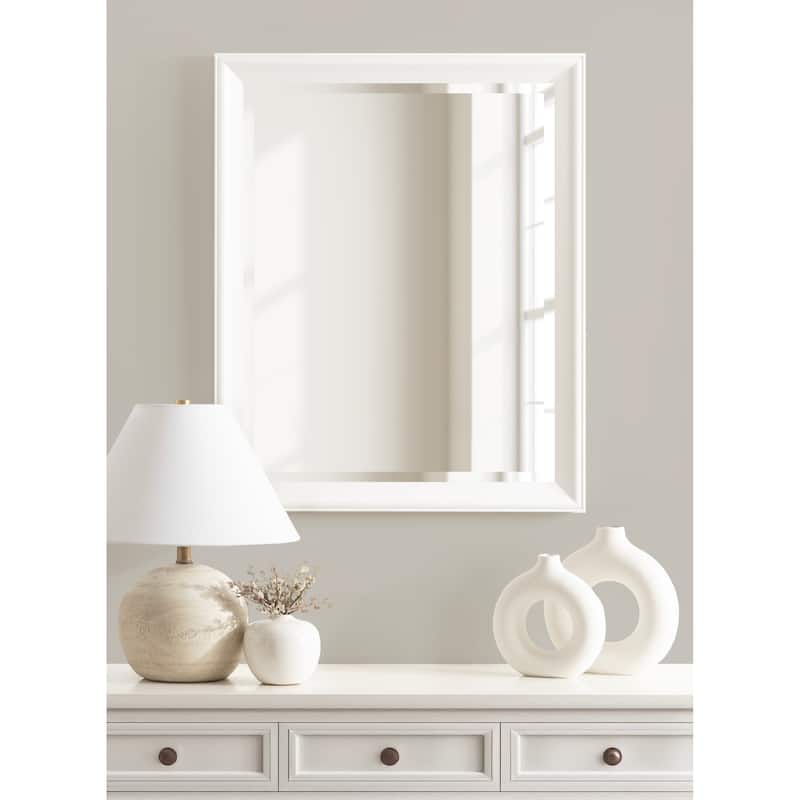 Kate and Laurel Kalla Rectangle Bathroom Wall Mirror