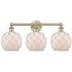 Option Antique Brass / White Glass with White Rope