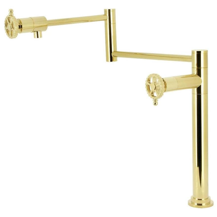 Kingston Brass KS470.CG Fuller 3 GPM Single Hole Pot Filler