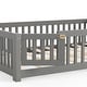 preview thumbnail 44 of 159, Wood Floor Bed with Safety Guardrails and Door