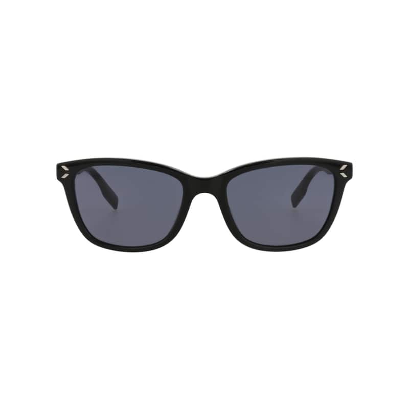 McQ Alexander McQueen Square-Frame Acetate Sunglasses - Black Black Grey - Black - Grey Lens