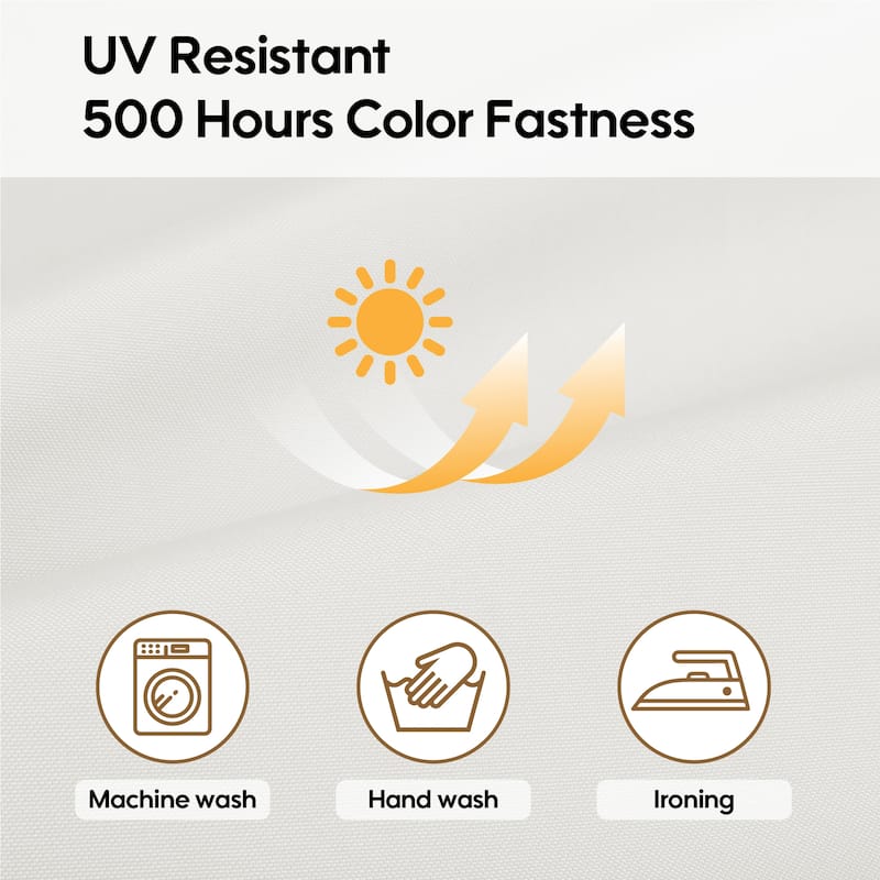 Polyester 14-Piece Outdoor Rattan Cushion Covers Set with Zipper - 25.6L x 25.6W x 3.9H inch