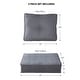 preview thumbnail 20 of 74, Sunbrella 2-Piece Premium Deep Seat Outdoor Cushion Set