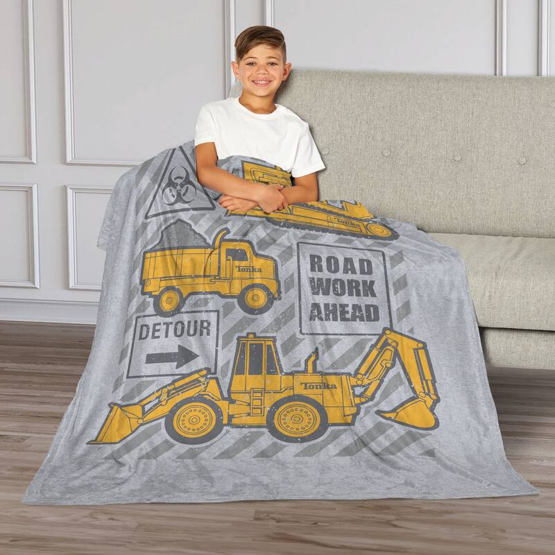 Hasbro Tonka Silk Touch Throw Blanket