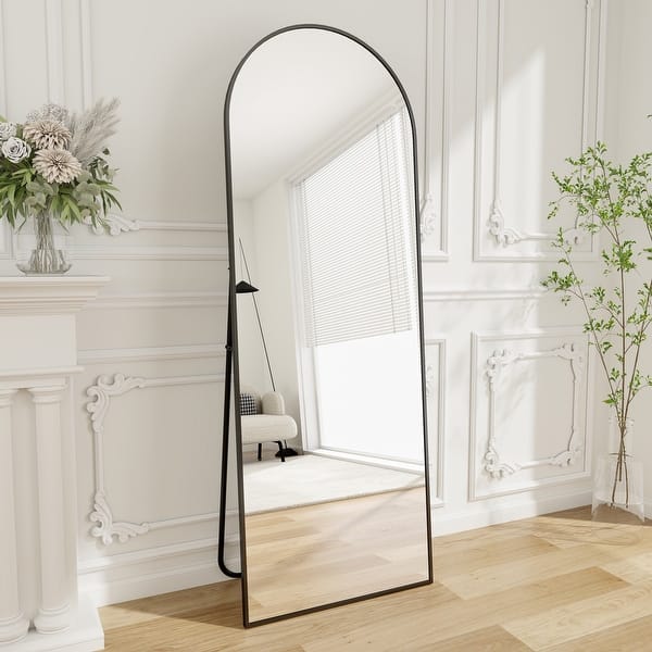 Arched Wall Mounted Full Length Mirror Large Standing Mirror Bed Bath