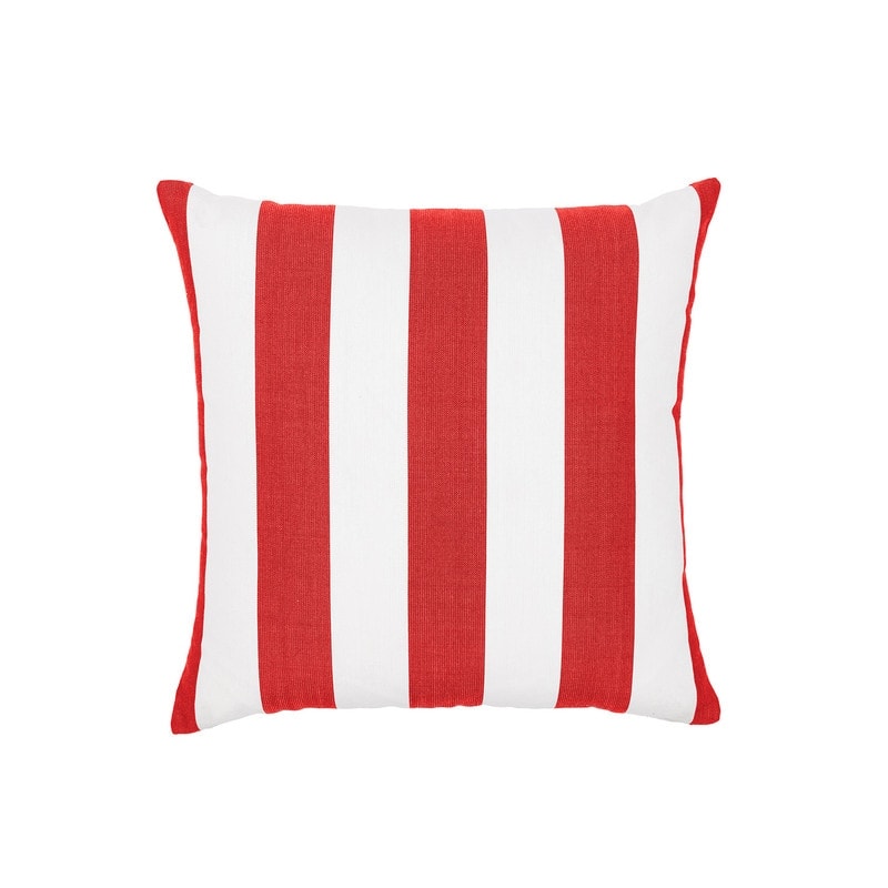 Sherry Kline Indoor/Outdoor Cabana Stripe 18" Knife Edge Set of 2 Filled Pillow
