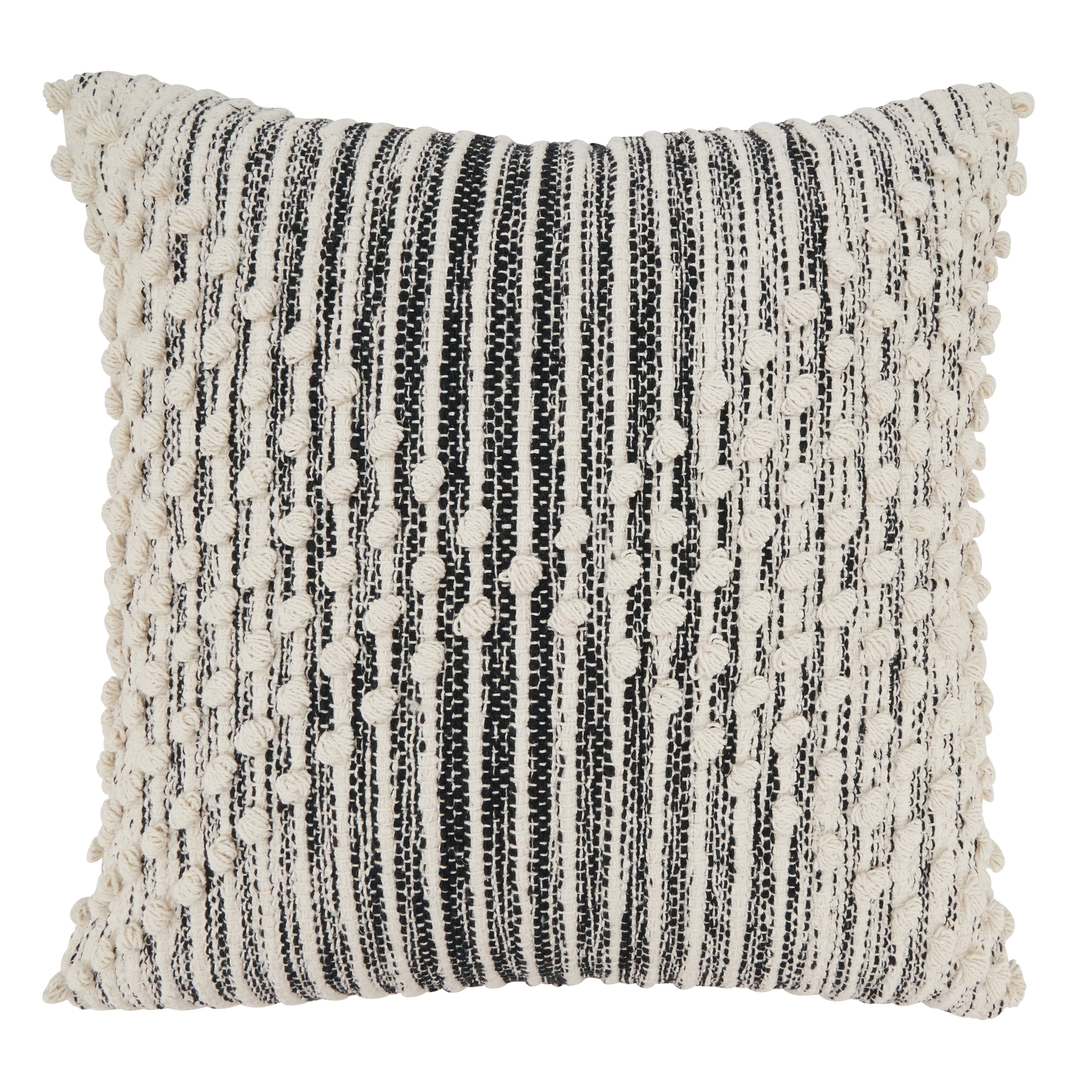 Artisan Woven Stripe Diamond Throw Pillow