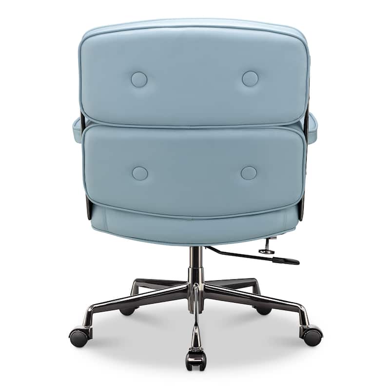 Lobby Chair with Lumbar Support Ergonomic Mid-Back Executive Chair