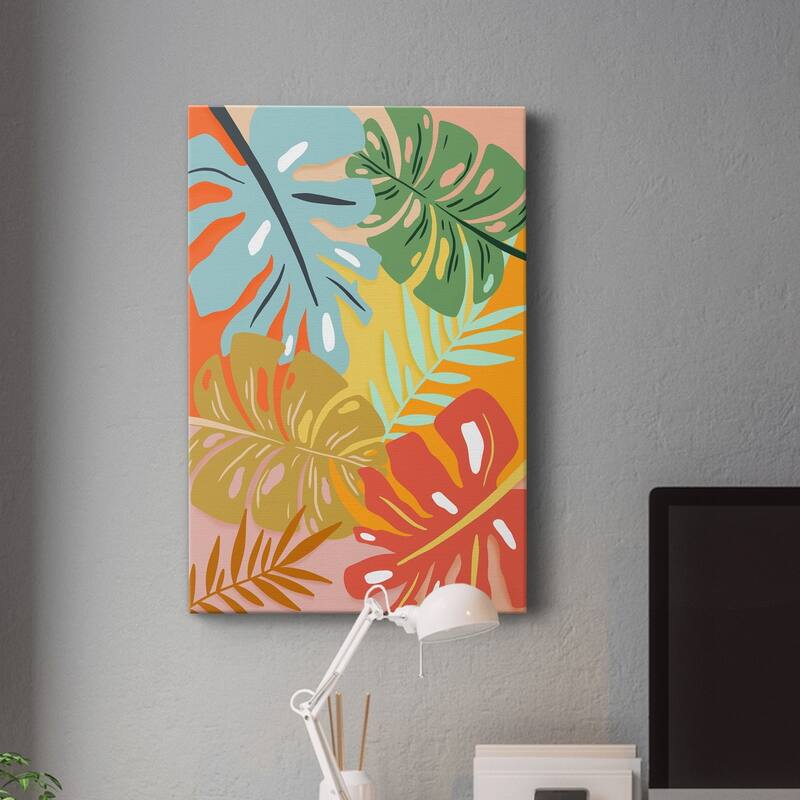 Tropical Foliage I Premium Gallery Wrapped Canvas - Ready to Hang