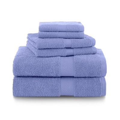 Martex 6 PC 100% Ringspun Cotton Towel Set Highly Absorbent & Soft
