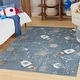 preview thumbnail 1 of 17, Nourison Astra Machine Washable Indoor only Graphic Area Rug 4' x 6' - Blue/Multicolor - Rectangle