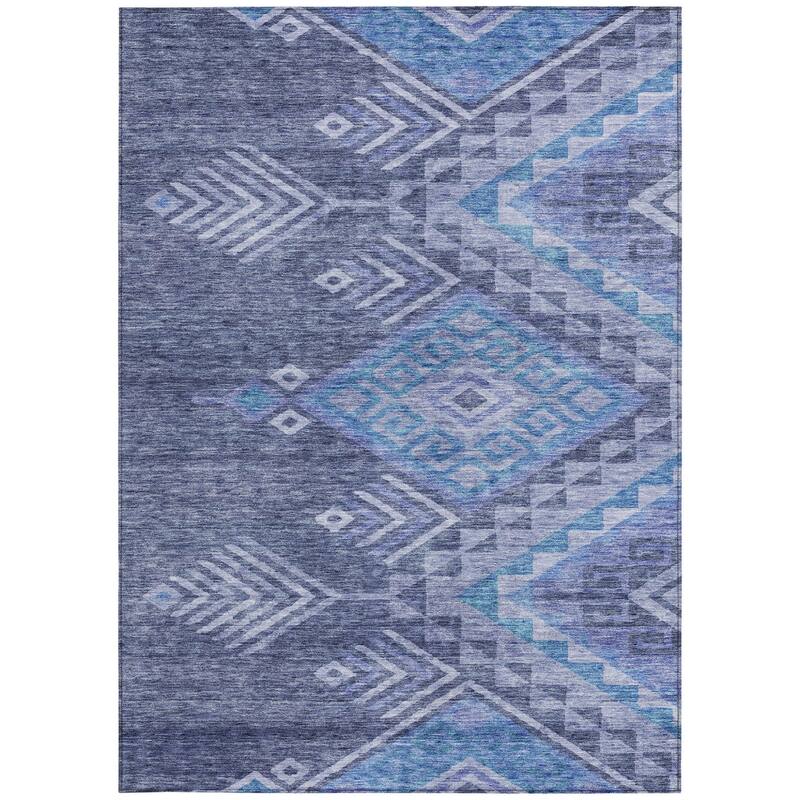 HomeRoots Southwestern Transitional Rectangle Outdoor Rug