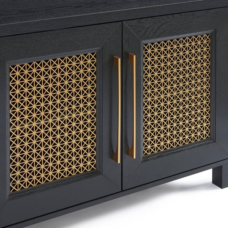 69.5'' Wood TV Stand Media Console Entertainment Center