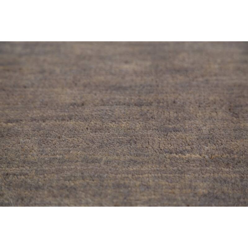 Gabbeh Modern Area Rug Hand-Knotted Contemporary Wool Carpet - 6'11" x 9'7"