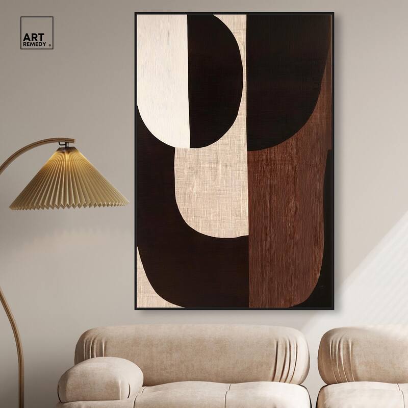 Quartet in Brown I Canvas by Art Remedy