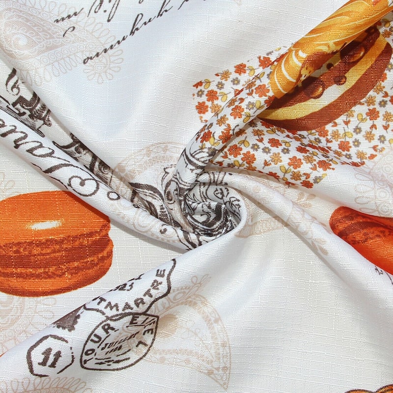 3 Piece Kitchen Curtain Rod Pocket Decorative Window Treatment Valance & Swag Curtain Set