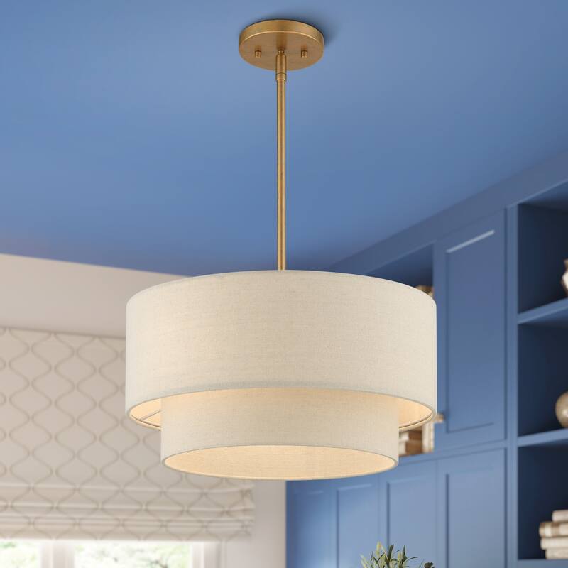 Livex Lighting 58892 Bellingham 3 Light 17" Wide Waterfall Chandelier