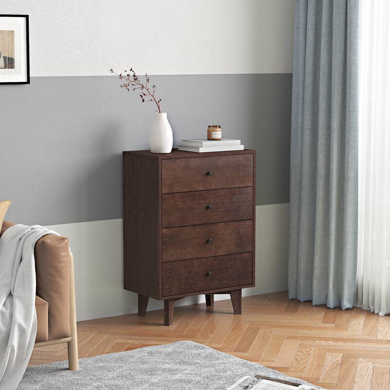 Wooden Dresser/Storge Cabinet with Retro Birch round handle
