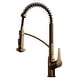 preview thumbnail 37 of 76, Karran Scottsdale Single-Handle Pull-Down Sprayer Kitchen Faucet Brushed Copper
