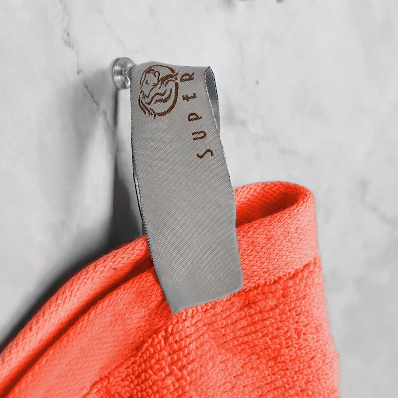 Superior Ultra-Soft Cotton Solid Medium Weight Bath Towel Set of 2