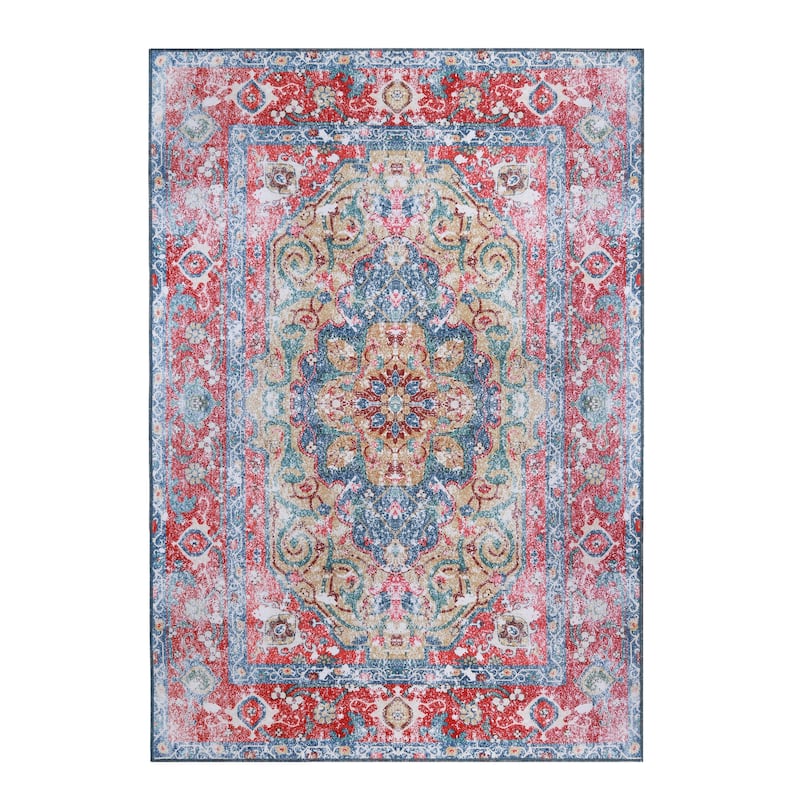 Superior Tanager Rustic Non-Slip Machine Washable Indoor Area Rug or Runner